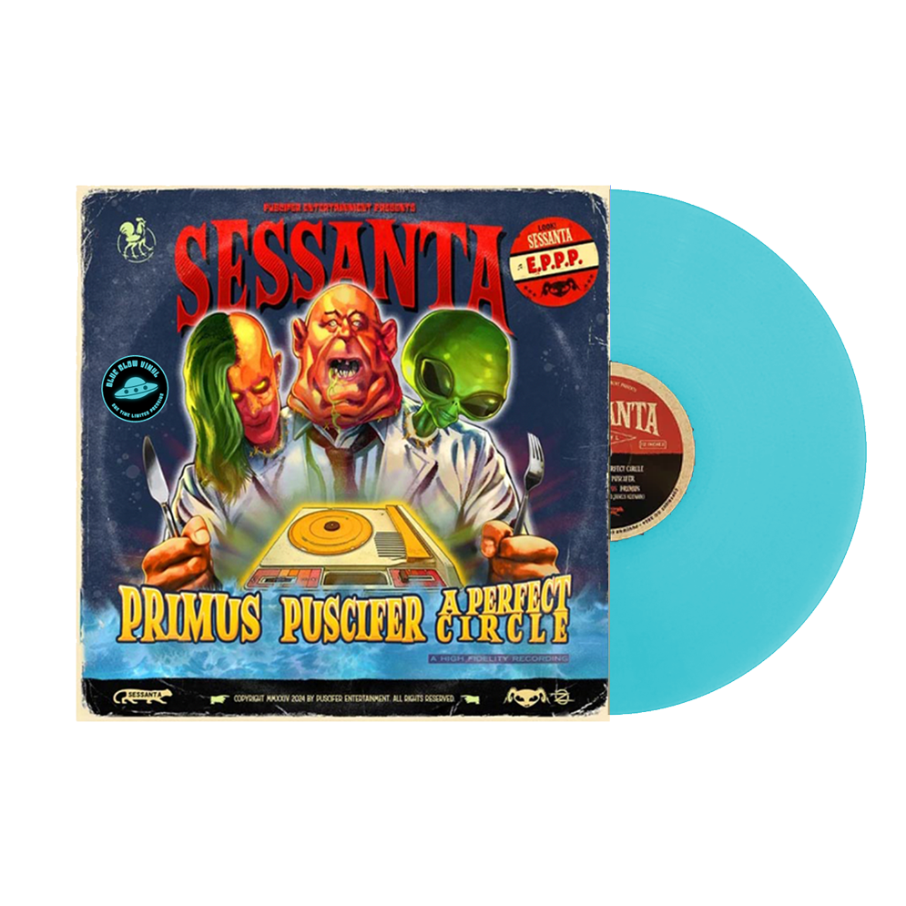 LIMITED SIGNED EDITION: 'SESSANTA' - E.P.P.P. 12" Vinyl – Blue Glow in the Dark